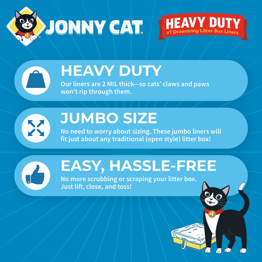 Jonny Cat Liner nettoyage rapide sans effort pour bac à litière.
