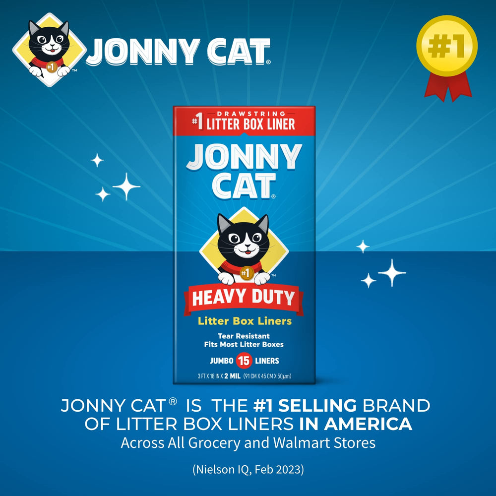 Jonny Cat Liner pack Jumbo quinze pièces pour une gestion pratique de la litière.