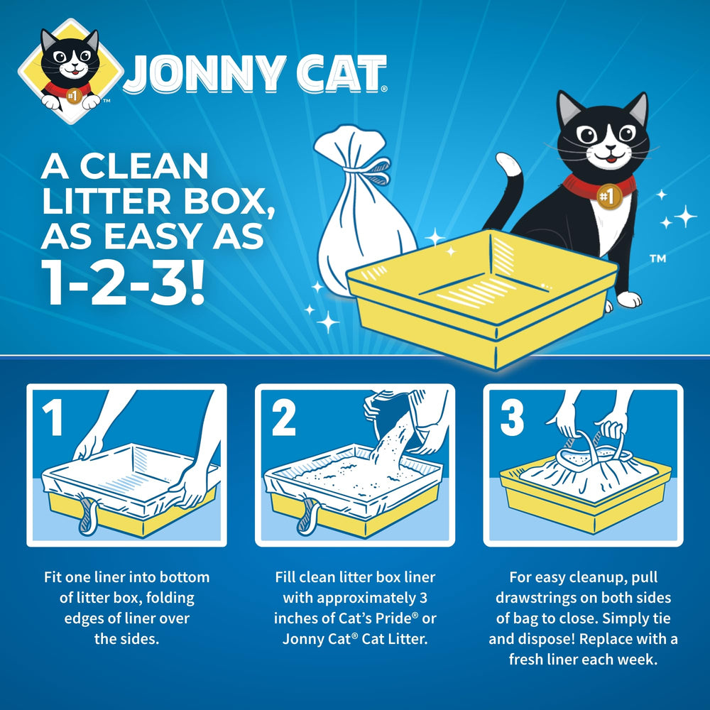 Jonny Cat taille Jumbo – s adapte à la plupart des bacs ouverts.