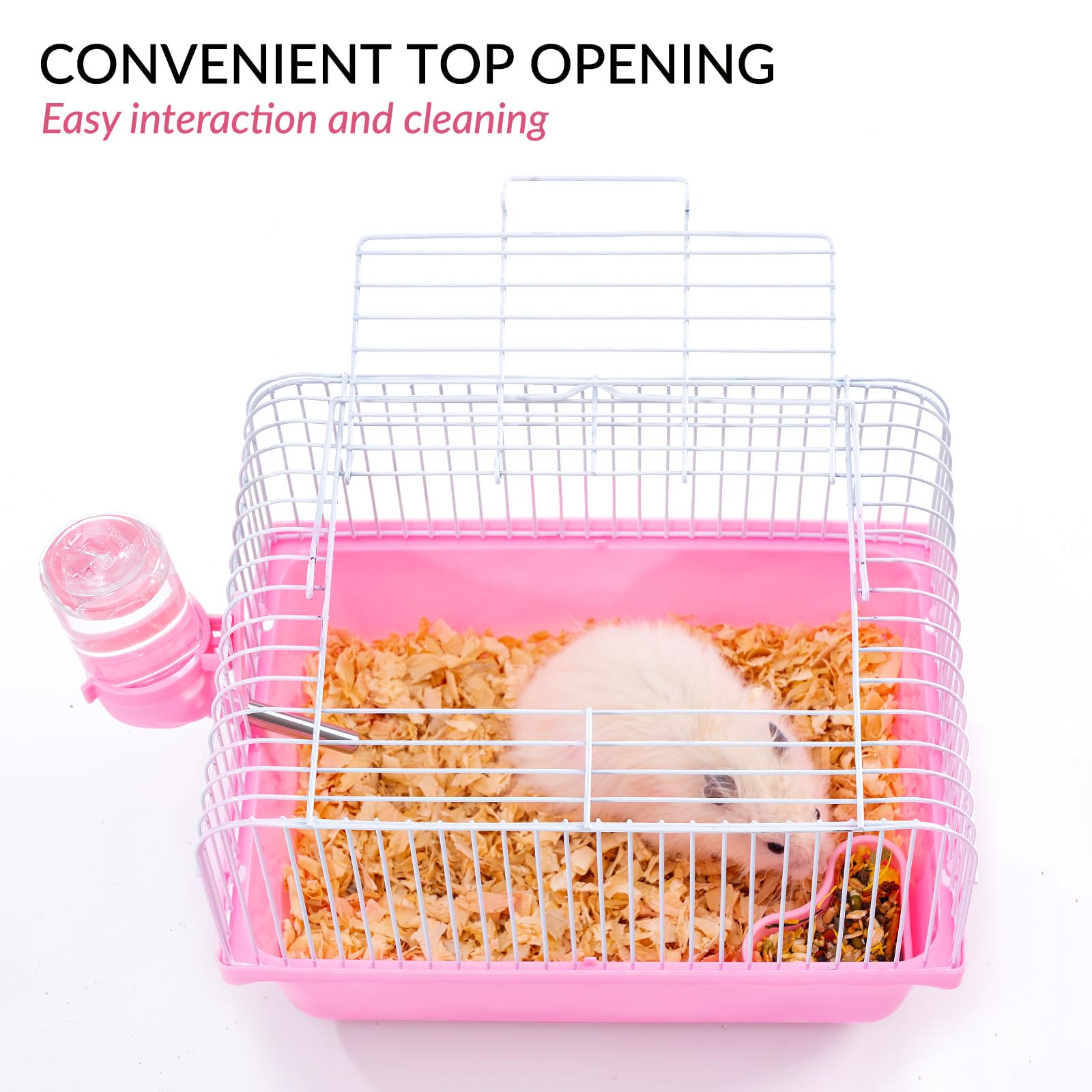 Base anti-fuite de la cage JONS NTY facilitant le nettoyage