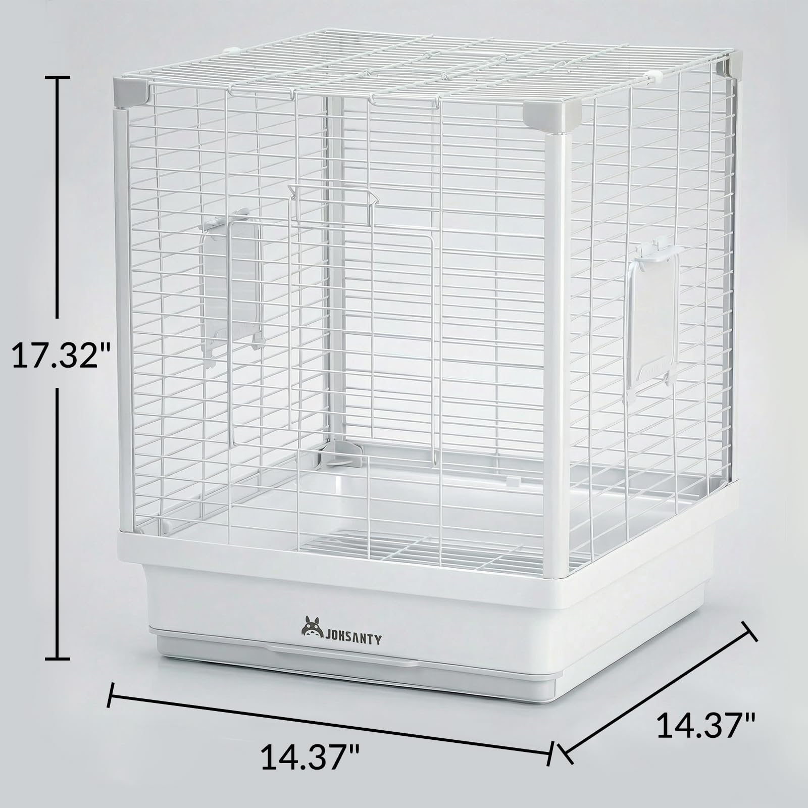 JONS NTY cage d'oiseaux voyage avec deux boîtes de nourriture incluses