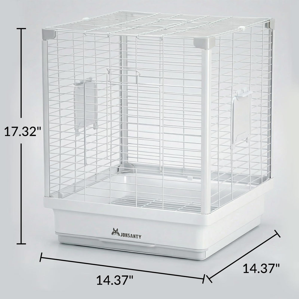JONS NTY cage d'oiseaux voyage avec deux boîtes de nourriture incluses