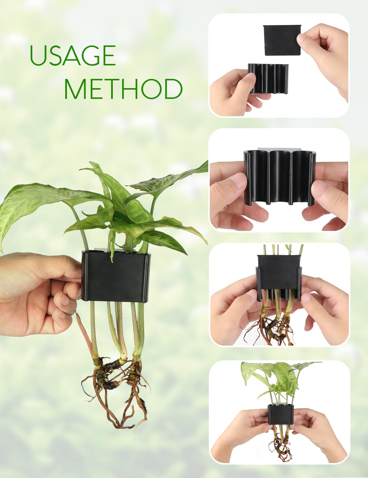 joqepy décoration aquarium plante suspendue apportant verdure