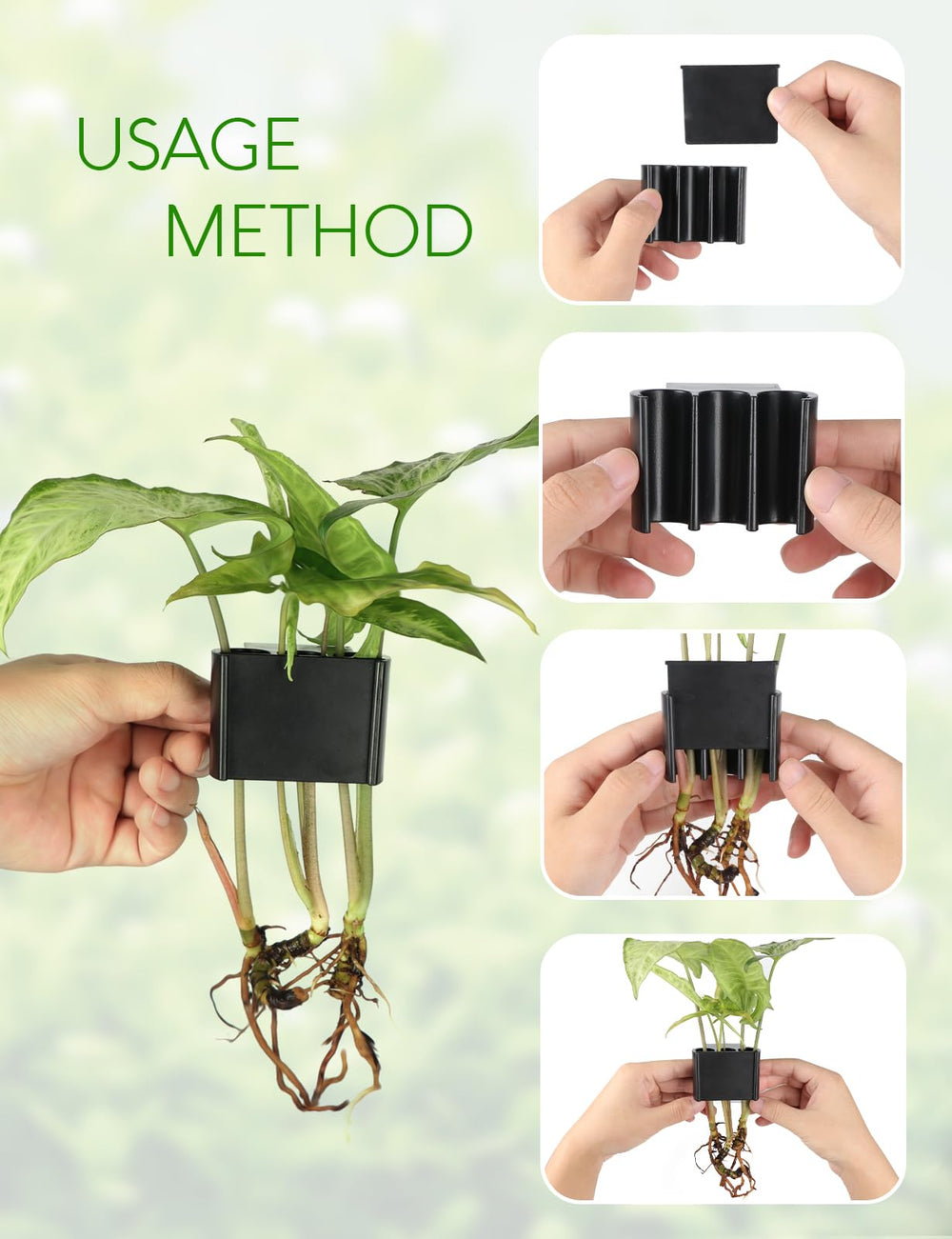 joqepy décoration aquarium plante suspendue apportant verdure