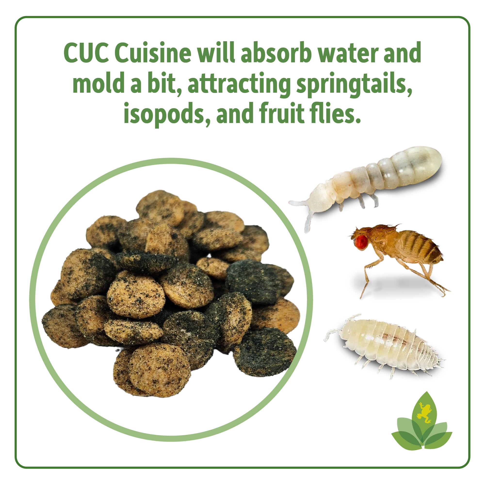 Josh's Frogs Clean Up Crew Cuisine mineraux-traces – soutien nutritif pour microfaune.