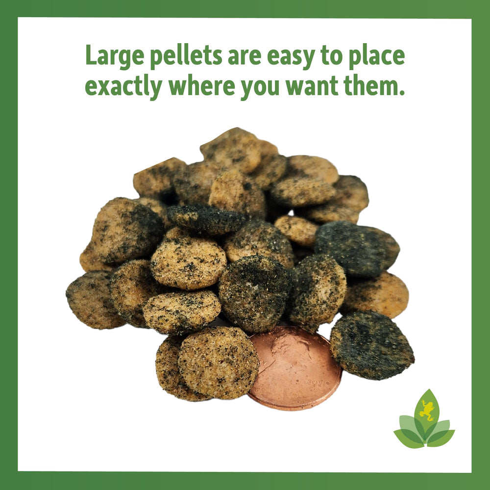 Josh's Frogs Clean Up Crew Cuisine pellets-forme-large – application simple et ciblée.