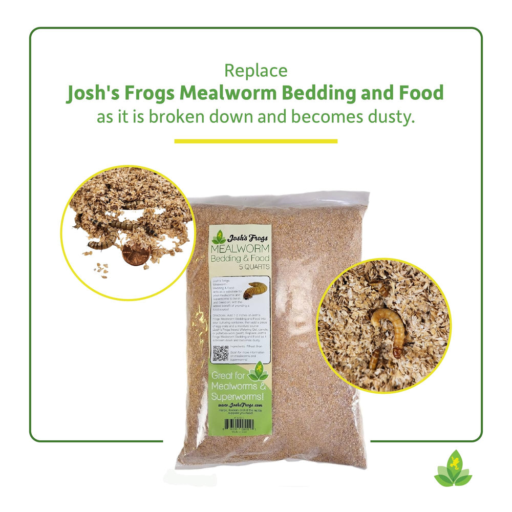 Josh's Frogs – élevage d'insectes facilité grâce au substrat.