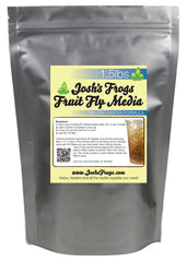 Josh's Frogs Melano Media – bouteille de 1,5 livres prête à lancer 10 cultures drosophiles