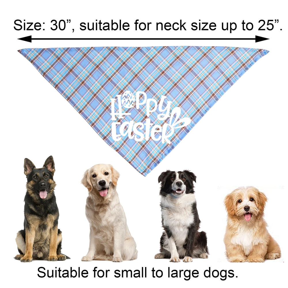 JOTFA bandana Paques imprimé joyeuses Paques, esprit festif pour votre chien