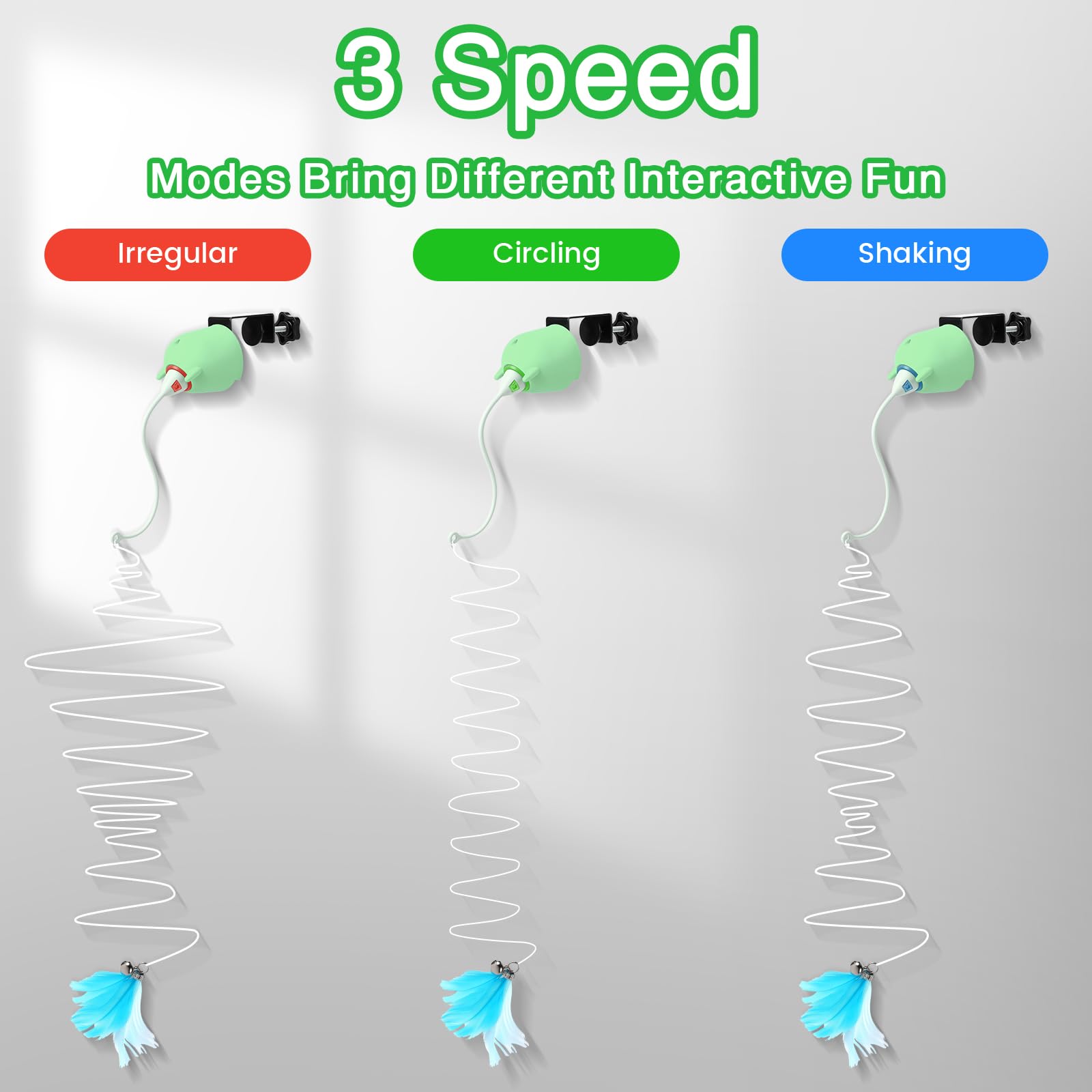 Montage sur porte facile pour Cat Toys Interactifs