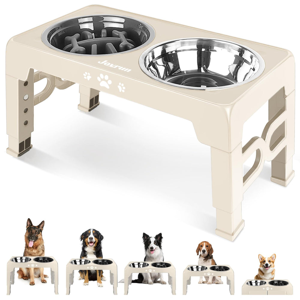 Gamelles elevées Jovrun anti-glisse pour chien, repas plus confortables