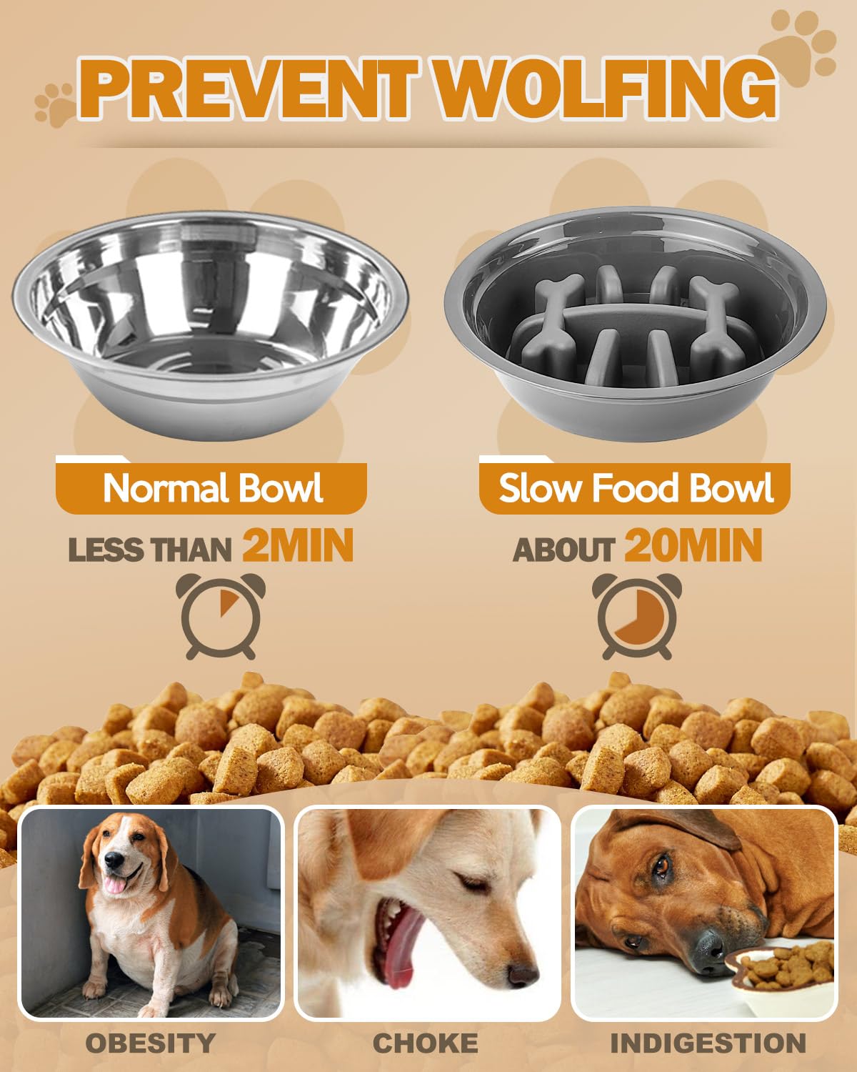 Bol lent Jovrun inclus, aide a ralentir l ingestion