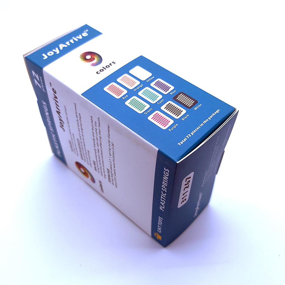 JoyArrive ressort-chat bleu, rebond entraînant pour stimulation mentale.