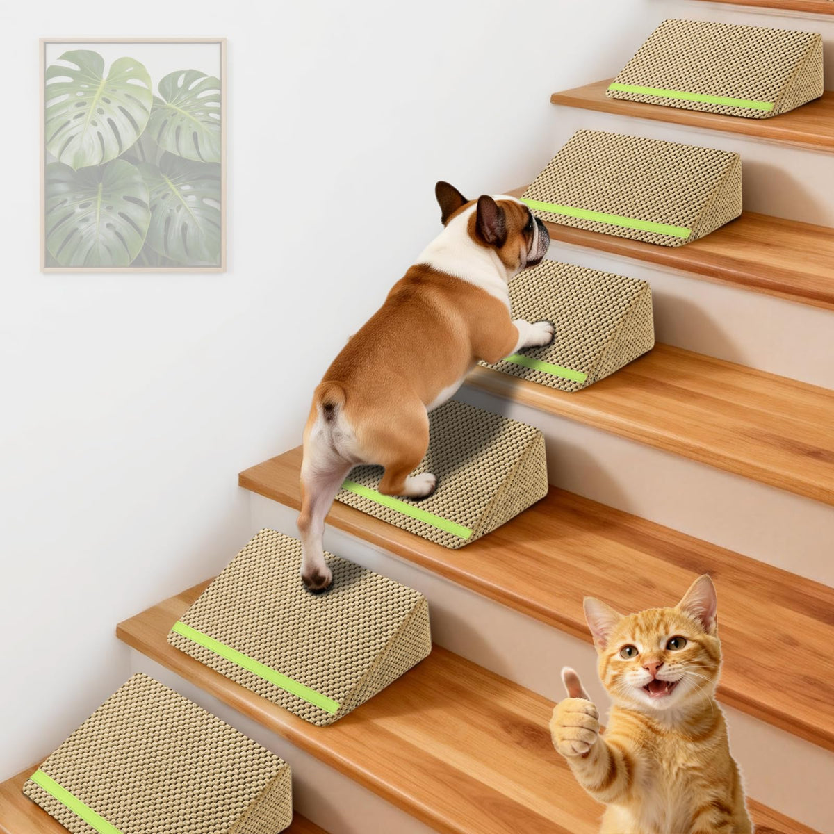 JoyBlooms Rampe pour chien avec pente douce facilitant la montée en douceur