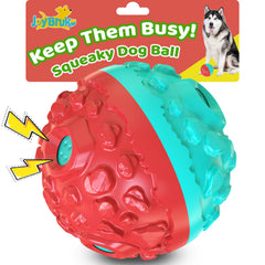 Balle JoyBruko interactive avec sifflement, idéale pour attirer l’attention du chien en jeu.