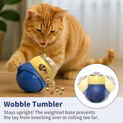 JoyBruko jouet chat tumbler équilibre reste debout lors du jeu.
