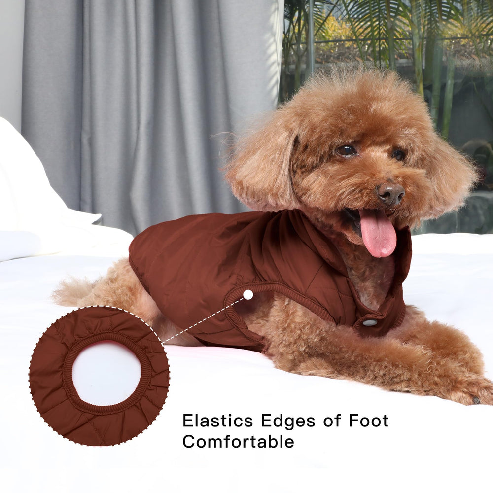 JoyDaog bord élastique, manchettes et taille ajustées pour empêcher le vent.