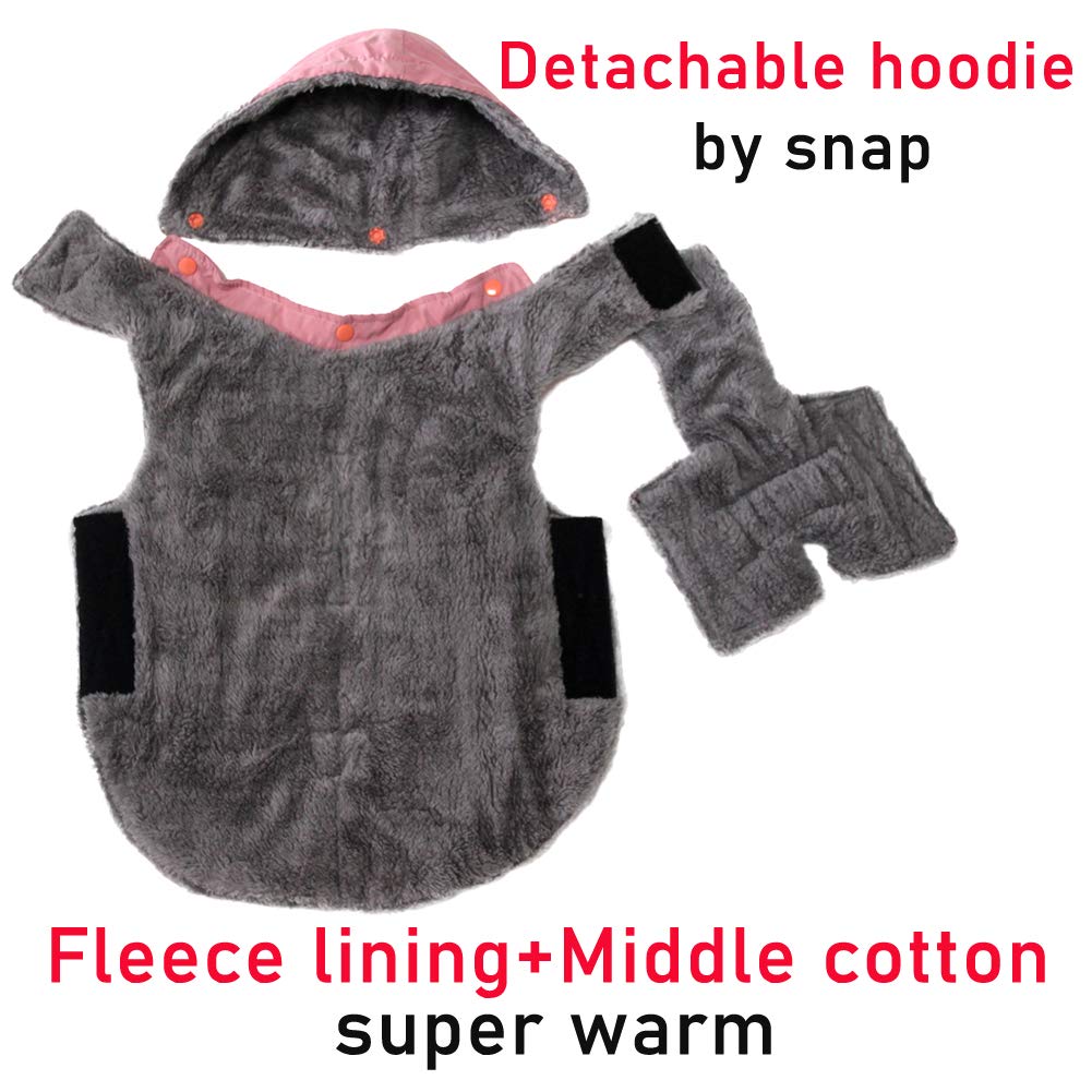 JoyDaog doublure polaire, manteau chien hiver, chaleur douce et durable.
