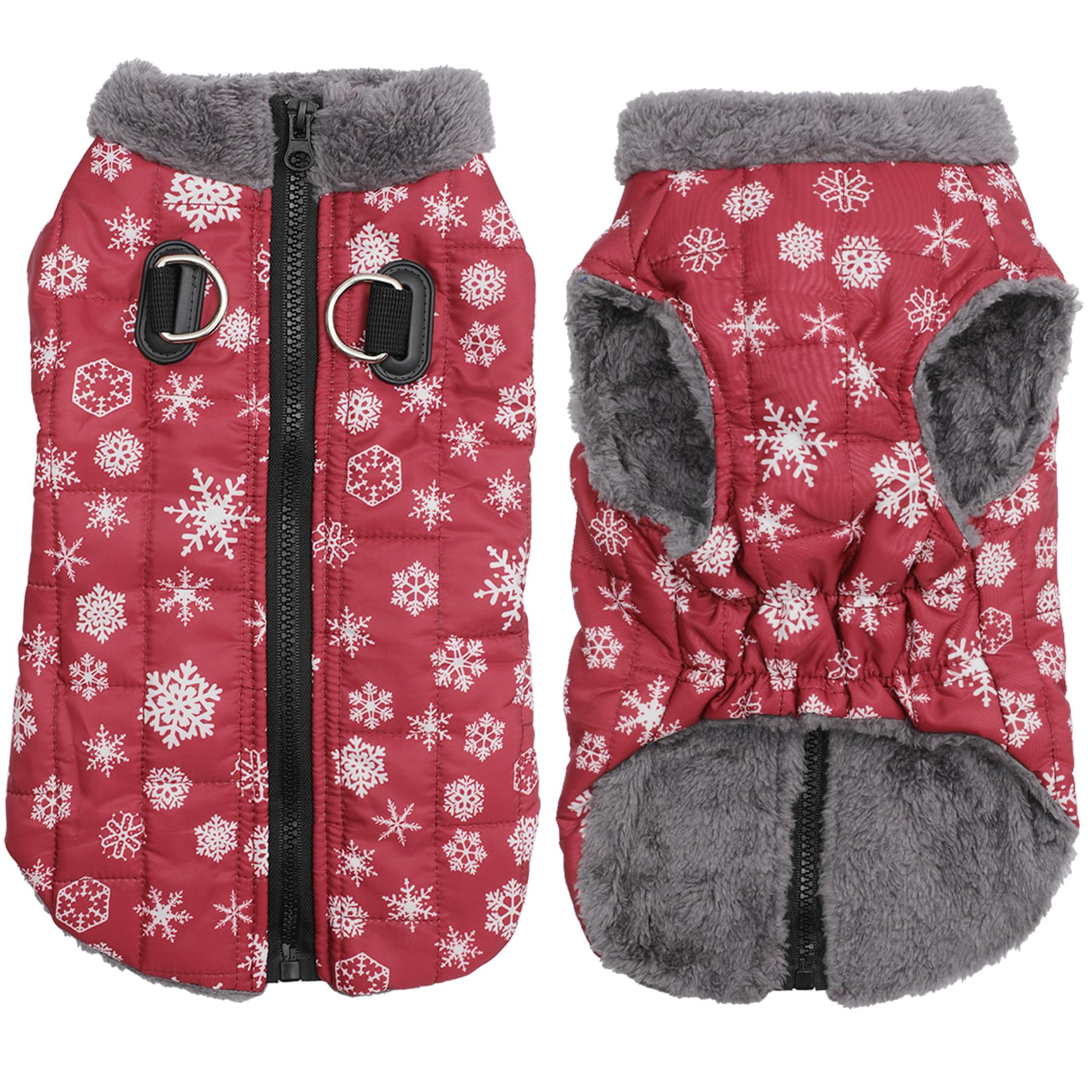 JoyDaog manteau chien harnais intégré et anneaux en D pour des promenades sécurisées.