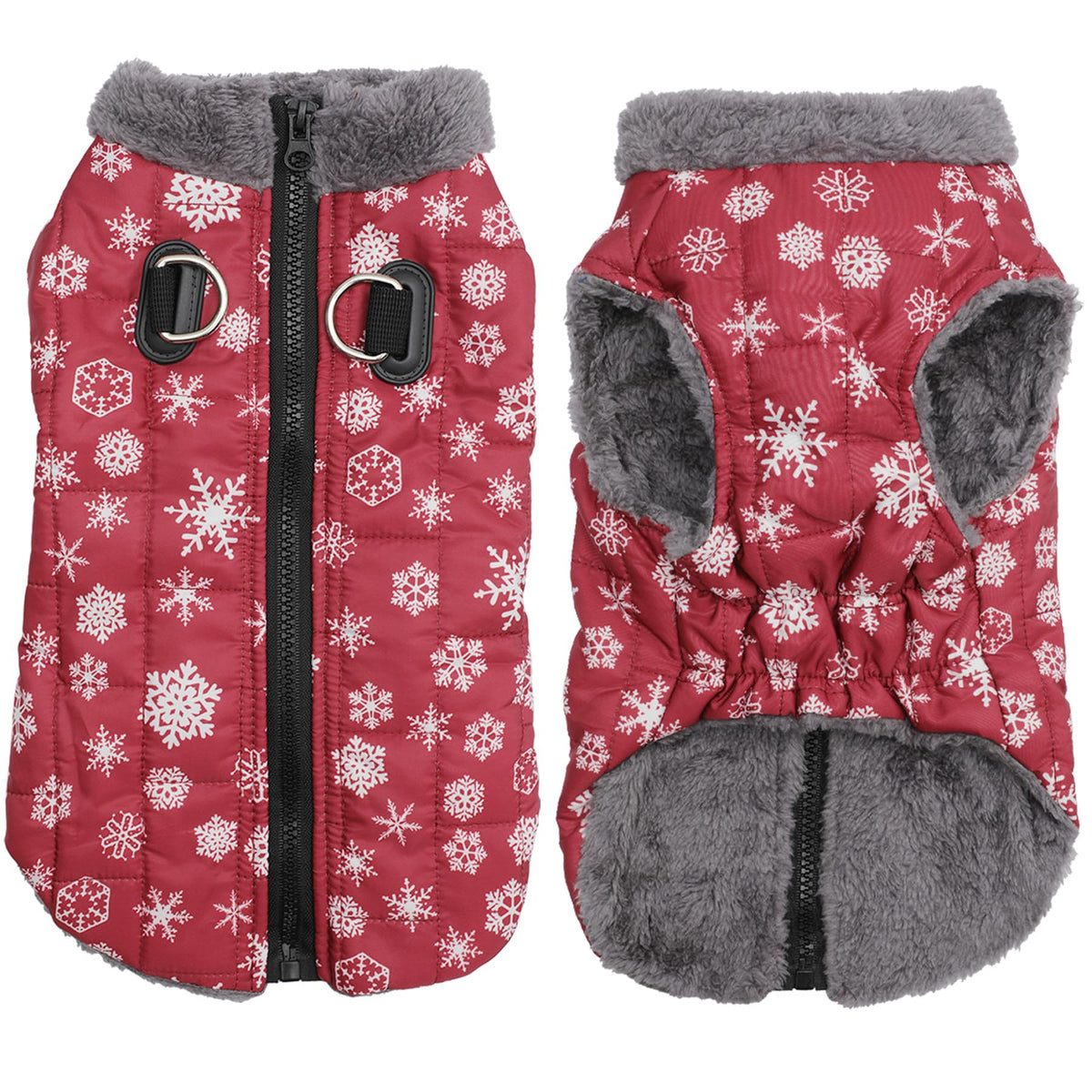 JoyDaog manteau chien harnais intégré et anneaux en D pour des promenades sécurisées.