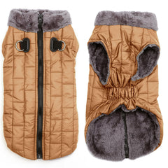 JoyDaog manteau polaire pour chien avec harnais intégré, confort et sécurité.