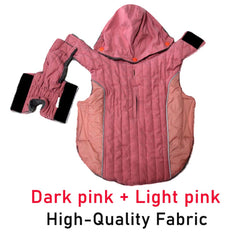 JoyDaog quiltage droit et durable, capuche intégrée pour le froid.