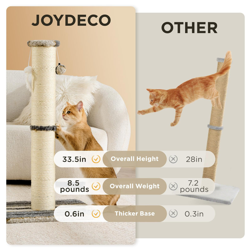 Joydeco gris, base renforcée pour stabilité lors des sessions de jeu