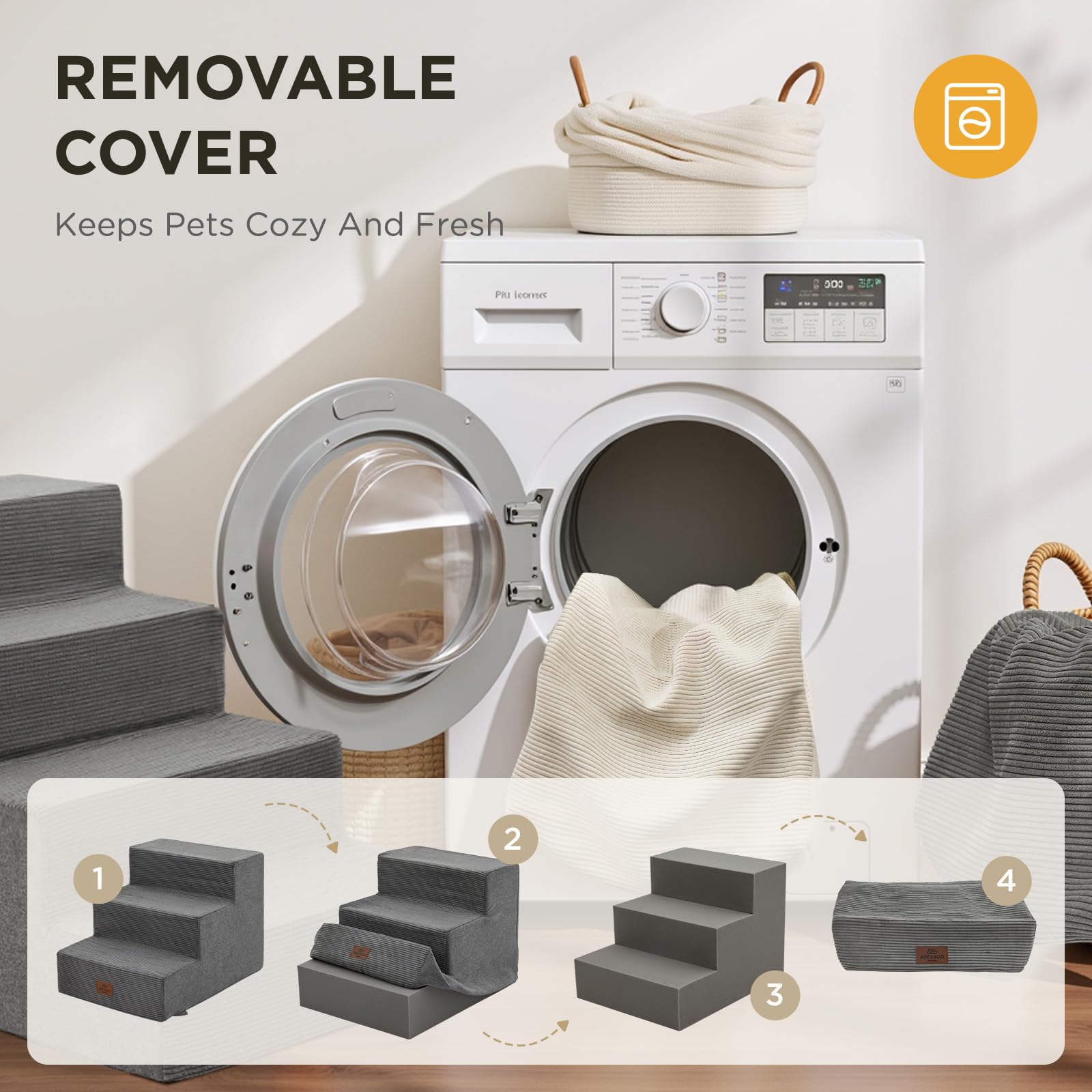 Joydeco expansion 24-48h pour retrouver sa forme originale.