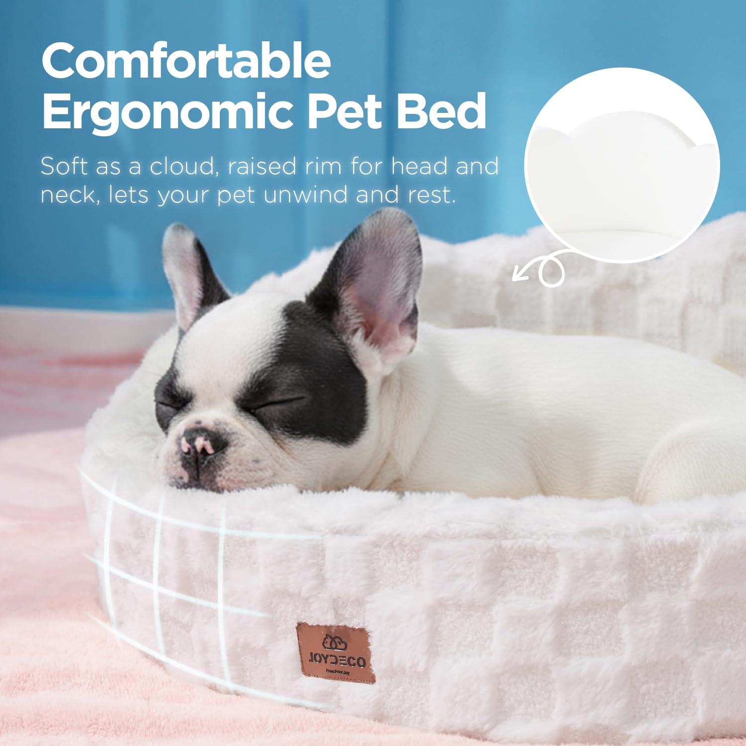 Joydeco garnissage mousse orthopédique pour petit animal.