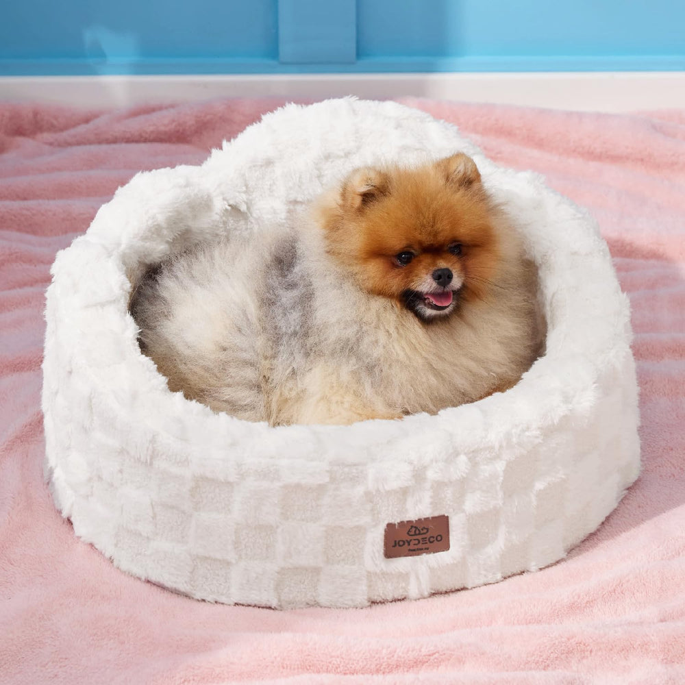 Joydeco lit nuage petit chien avec soutien enveloppant.