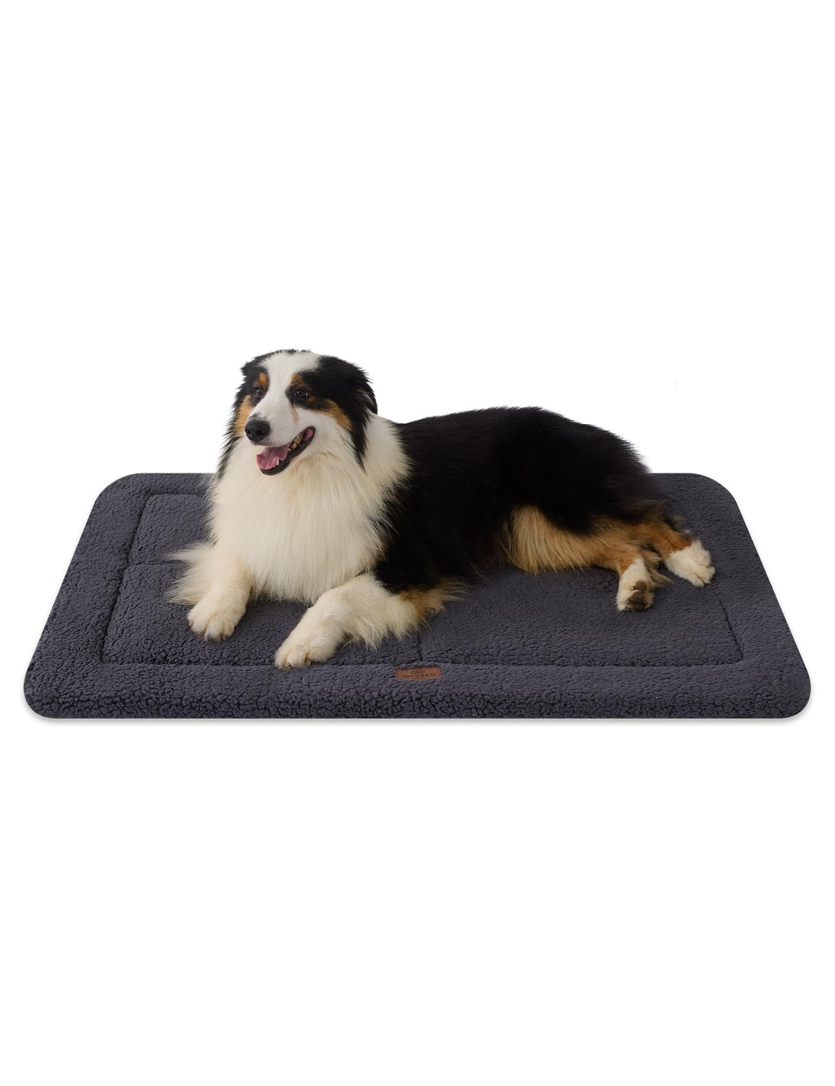 Joydeco Tapis-chien pour kennel rectangulaire 41x28 offre confort durable.