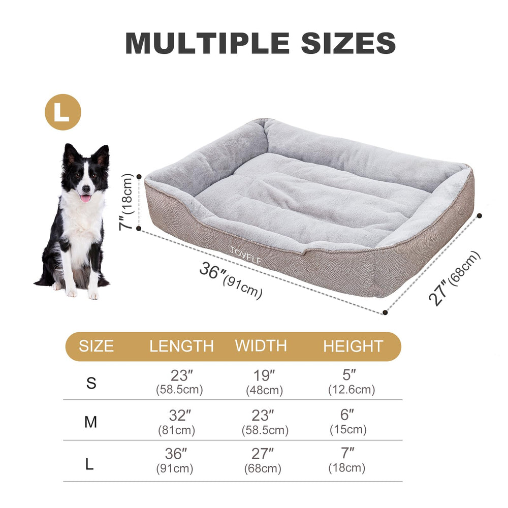 JOYELF lit rectangle pour chat, coin de relaxation.