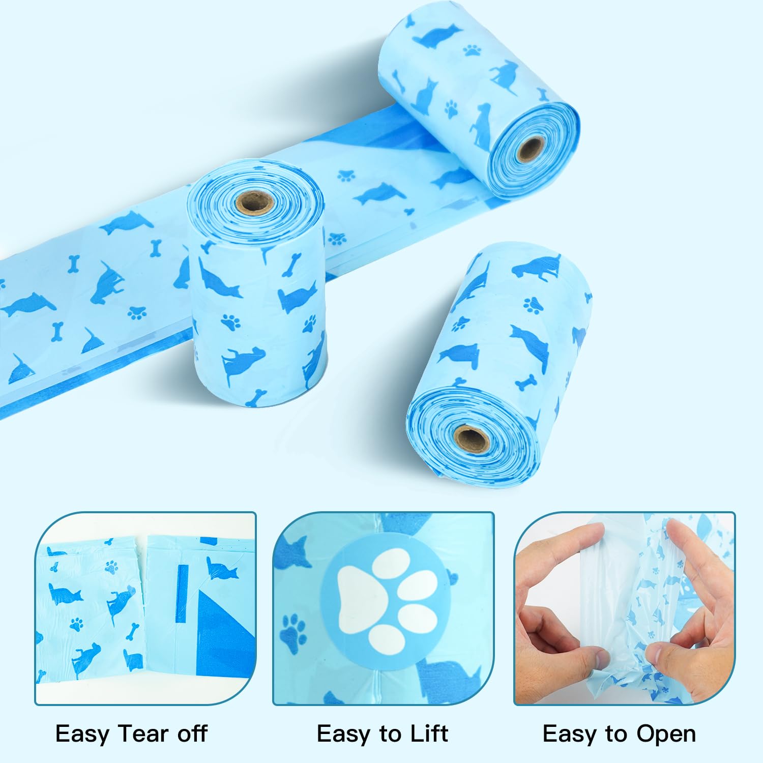 Design JOYEUX imprimé chien, discrétion et agréable à utiliser.