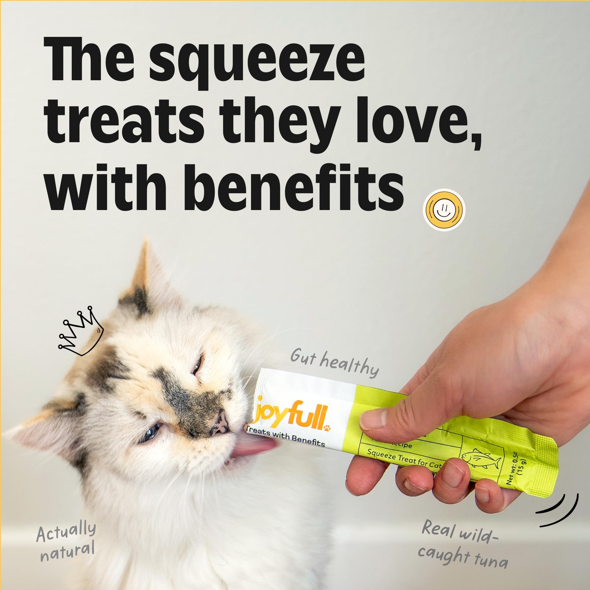 JoyFull joyfull-tubes-ouverture-tube, démonstration pratique pour servir rapidement votre chat.