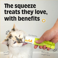 JoyFull joyfull-tubes-ouverture-tube, démonstration pratique pour servir rapidement votre chat.