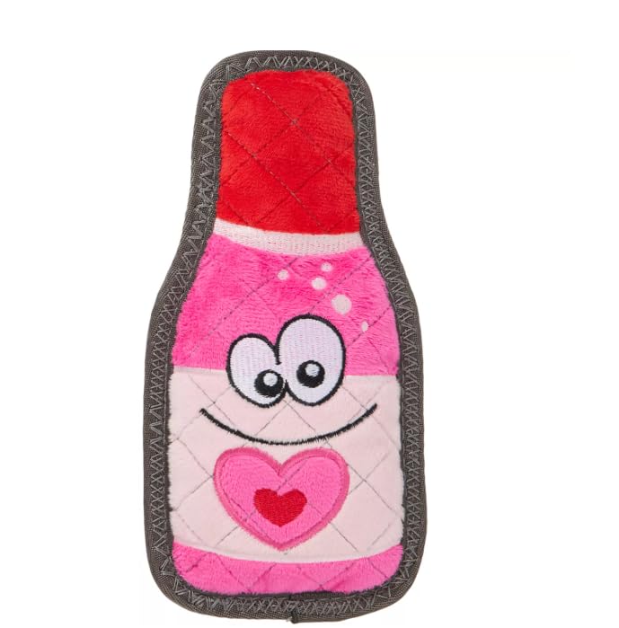Jouet Joyhound pour chien: bouteille de vin rose Valentine, stimulation ludique durable pour votre chien.