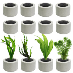 JoyHuaTrade anneau-poids-plante-aquarium-ceramique stabilise les plantes et évite le flottement