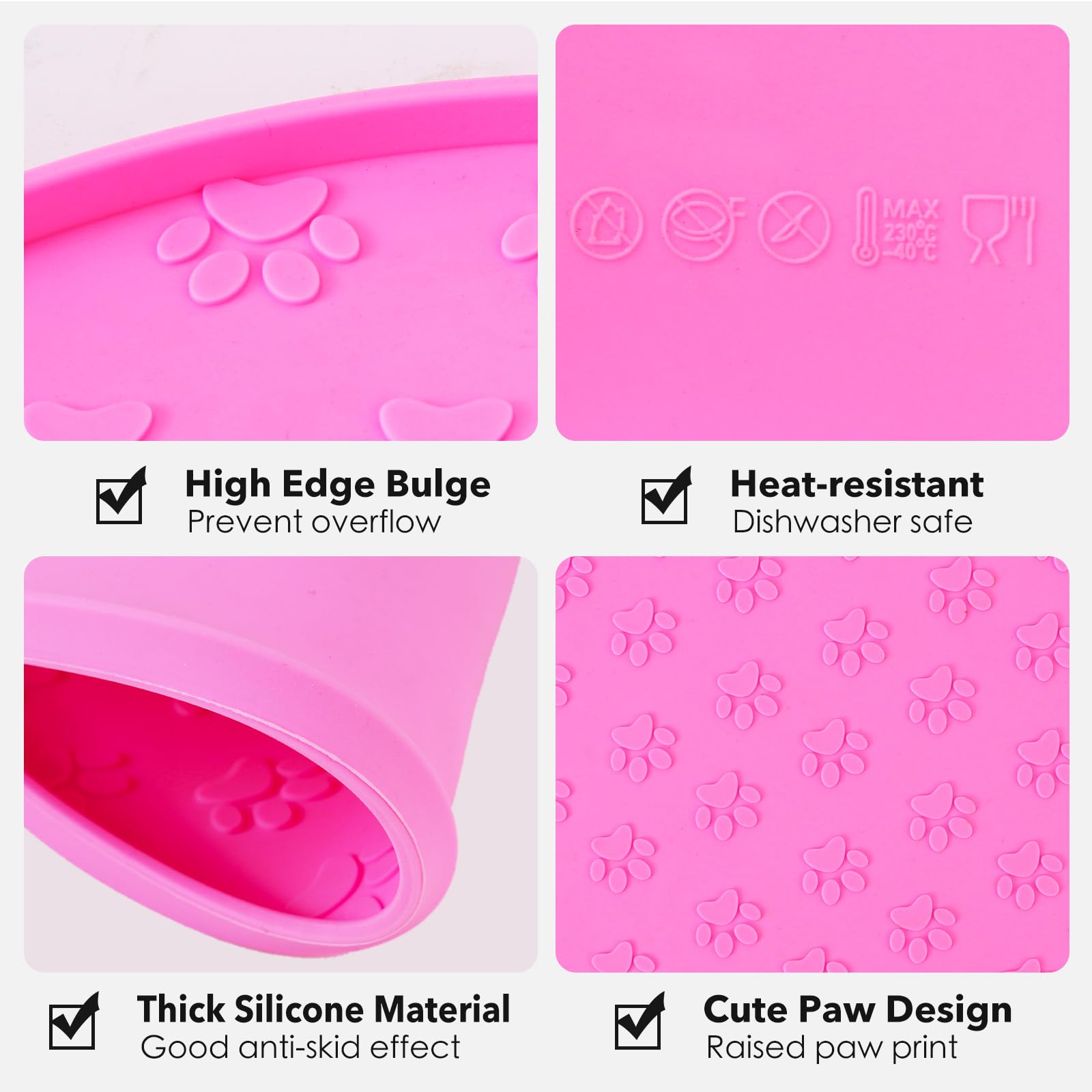 Tapis Joyinjojo nettoyage rapide et résistant à l’eau.
