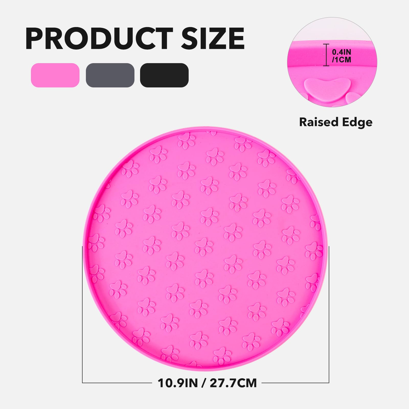 Tapis Joyinjojo facile à nettoyer, pratique au lave-vaisselle.