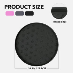 Joyinjojo tapis nourriture silicone nettoyage facile, rinçage rapide et lave-vaisselle compatible.
