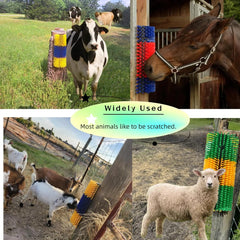 Joynny brosse-grattage cheval: massage léger et toilettage rapide en extérieur.
