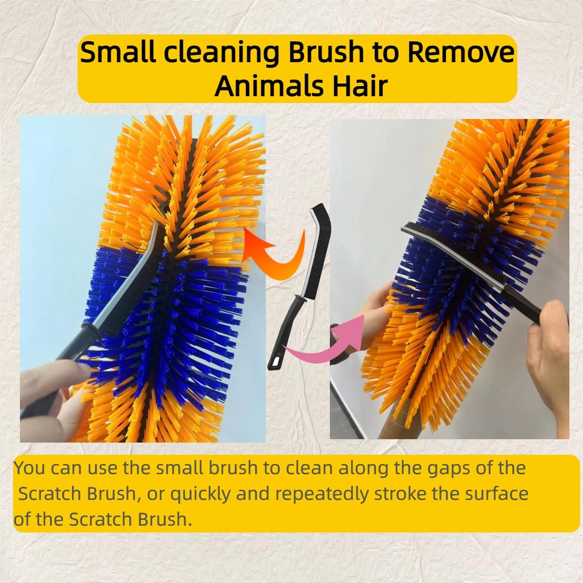 Joynny brosse-grattage chèvre: usage extérieur facile pour soulager irritations et nettoyer.