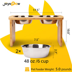 JOYOPAW: deux bols inox faciles à nettoyer pour chiens