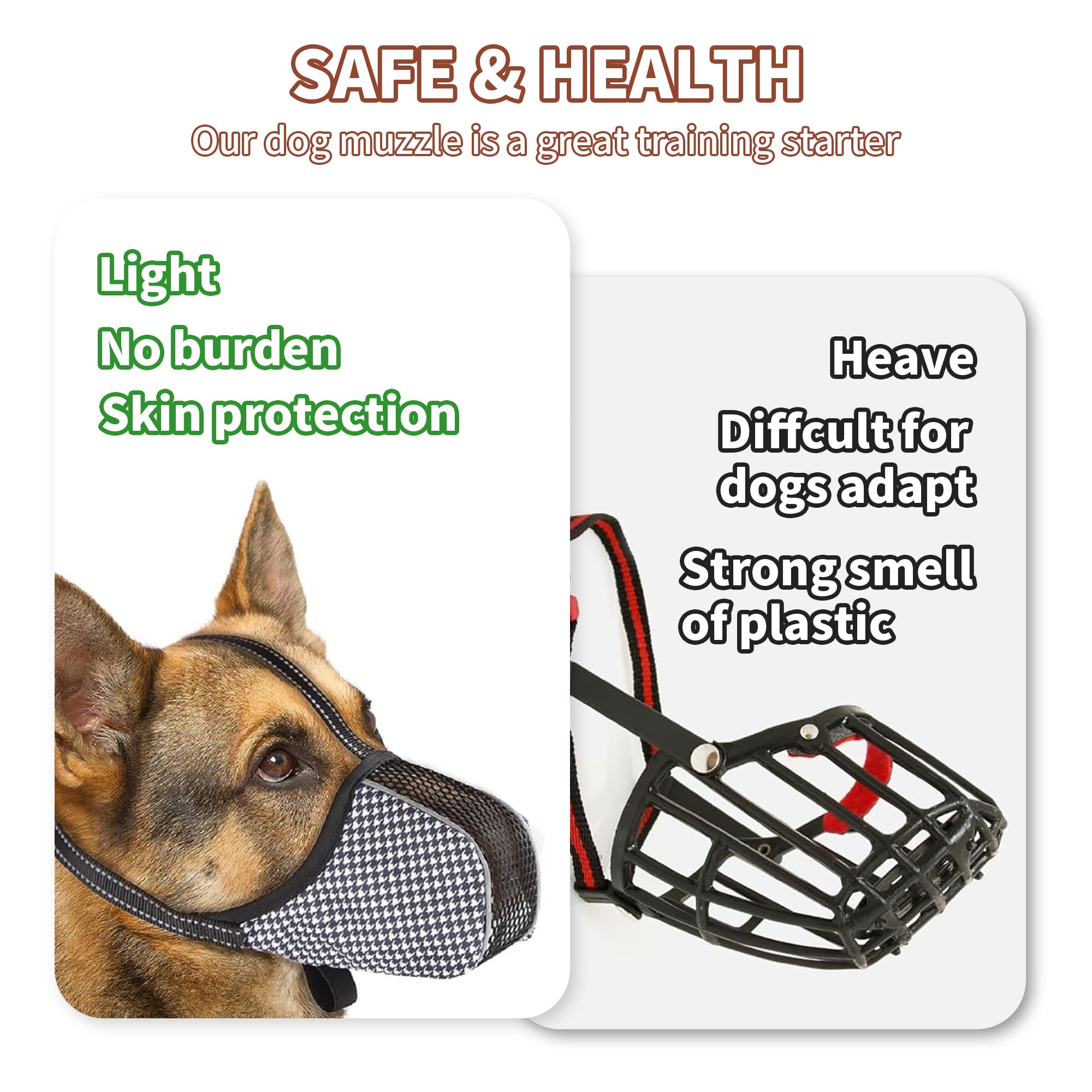 Joypaws museau chien reglable avec sangles securise le maintien.