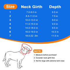Joypig collier-cone avec bande plastique détachable pour nourrir et hydrater sans enlever