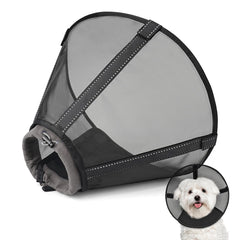 Joypig collier conique respirant pour chien protège pendant la récupération