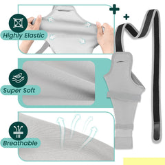 Joypig support plastique inclus aide à enfiler plus facilement la manche.
