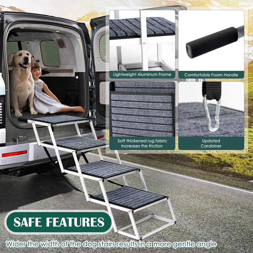 Joyrally escalier-chien pour véhicule sportif stabilité accrue