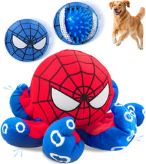 JoySolar jouet 3 en 1 déchirable araignée, stimulation du jeu interactif pour chien.