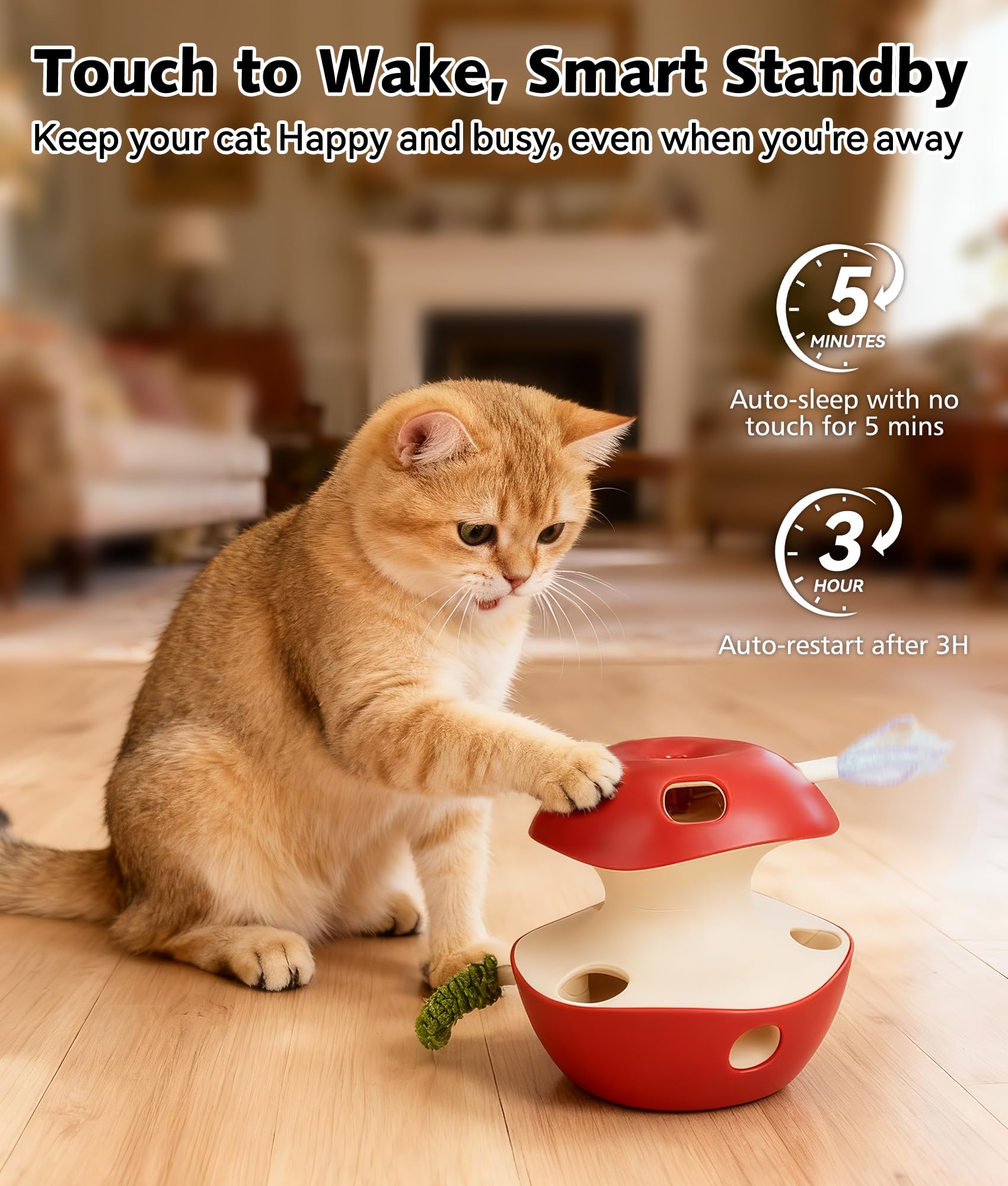 Joytale jouet-chat-durable: conçu pour chats de tous âges et multi-chat.